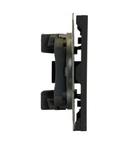 Розетка HDMI 2.0 Type A (мех-м) Эмили RST00-5118-05 черный уголь, soft touch Stekker 50171