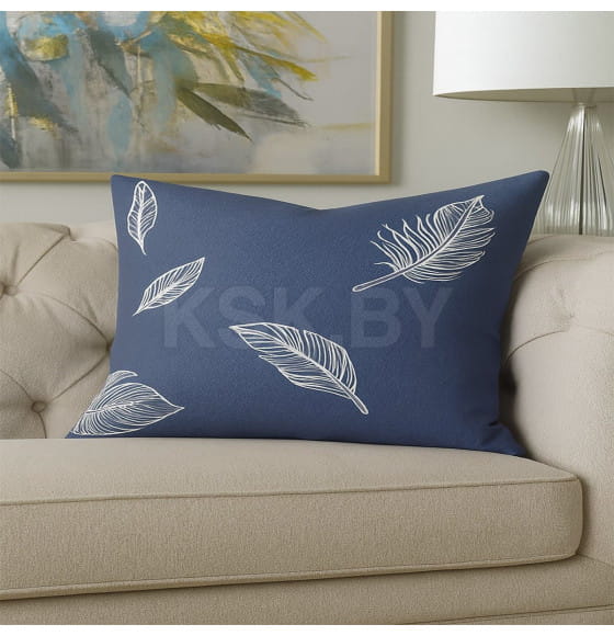 Наволочка Блакiт Перо 70х70 см / 633901 (633901) 