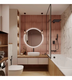 Зеркало Дабл-Ю Афины Лайт 60 с подсветкой AFN60LT