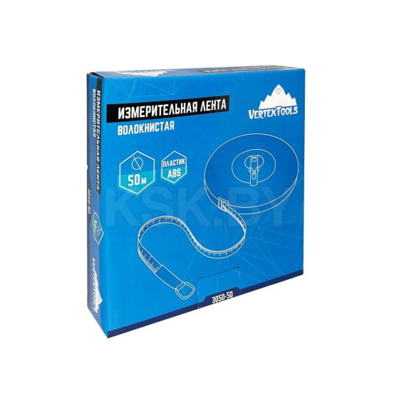 Мерная лента 50м стекловолокно VertexTools (3050-50) 