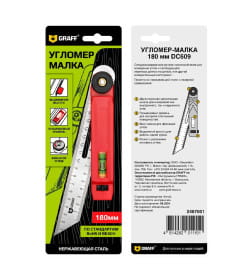 Угломер-малка 180мм. GRAFF