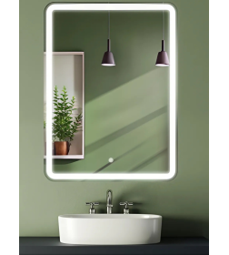 Зеркало Дабл-Ю Балатон Лайт 80х60 с подсветкой BA80X60L