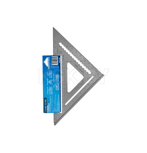 Угольник плотника столярный алюминиевый 300мм VERTEXTOOLS (3040-300) 