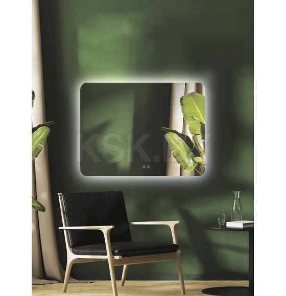 Зеркало Дабл-Ю Бангкок 100х80 с подсветкой и антизапотеванием BNK100X80 (BNK100X80) 