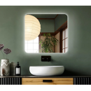 Зеркало Дабл-Ю Бангкок 80х80 с подсветкой и антизапотеванием BNK80X80 (BNK80X80) 