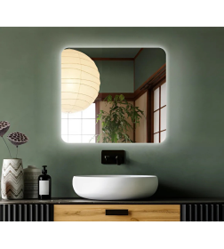 Зеркало Дабл-Ю Бангкок 80х80 Лайт с подсветкой BAN80X80L