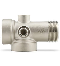 Соединитель пятивыводной 1" никелированный Varmega VMTF48-N060080