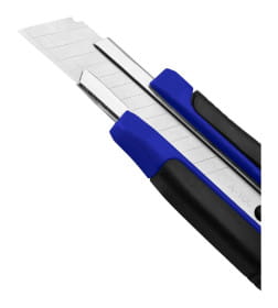 Нож малярный с двухкомпонентной ручкой 18мм VertexTools