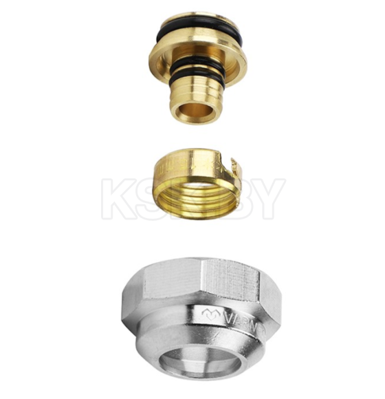 Соединитель евроконус 3/4"EK для труб PE-X, PE-RT 16х2.2 мм Varmega VM09203 (VM09203) 