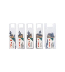 Набор коронок по металлу 16 - 30 мм с трехгранным хвостовиком 5 шт VIRA