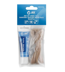 Набор сантехнический (лён 7 г + паста сантехническая MultiPak 25 г) AV Engineering (Египетский лён)