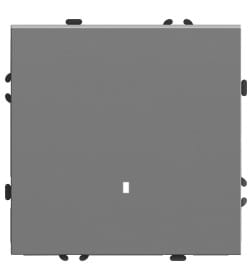 Выключатель 1-кл. c индикатором(мех-м) 250В,10А Эмили RSW10-5101-10 платиново-серый Stekker 49941