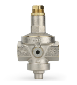 Редуктор давления 3/4" PN25 мембранный, с присоединением к манометру Varmega VM12802