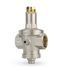 Редуктор давления 1" PN25 мембранный, с присоединением к манометру Varmega VM12803