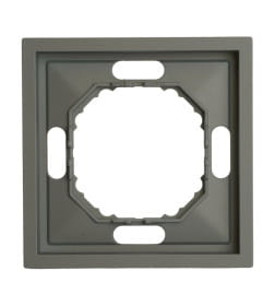 Рамка 1-я Эмили PFR00-5001-10 платиново-серый, soft touch Stekker 49962