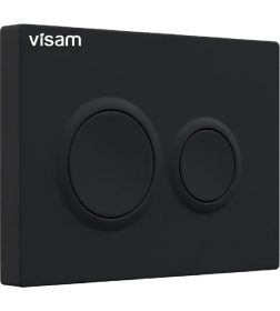 Кнопка для инсталляции Visam O5 черный Soft Touch EX-230-007