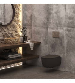 Кнопка для инсталляции Visam O2 хром матовый EX-230-001