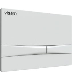 Кнопка для инсталляции Visam F1 белый глянец EX-229-003