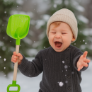 Лопата детская с деревянной ручкой мини 58-63см арт. У885 (арт. У885) 