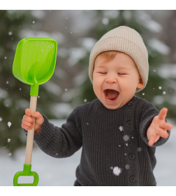 Лопата детская с деревянной ручкой мини 58-63см арт. У885