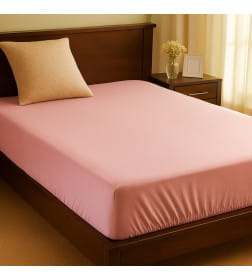 Простыня на резинке трикотажная 160х200х20см  