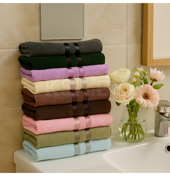 Полотенце махровое гладкокрашенное 40х70 см.