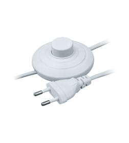 Шнур Navigator NPS-FS01-170-2x0.5-WH 1.7м с выкл. белый