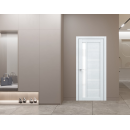 Дверное полотно V6 Скай вуд 2000х700х35мм,стекло матовое