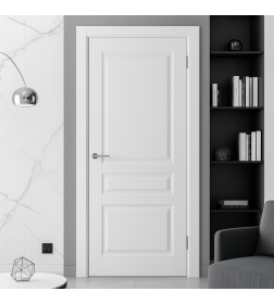 Дверь межкомнатная K2 ДГ белая эмаль 2000х900х38мм