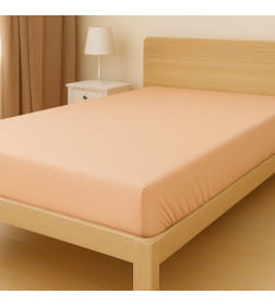 Простыня на резинке трикотажная 90х200х20см  