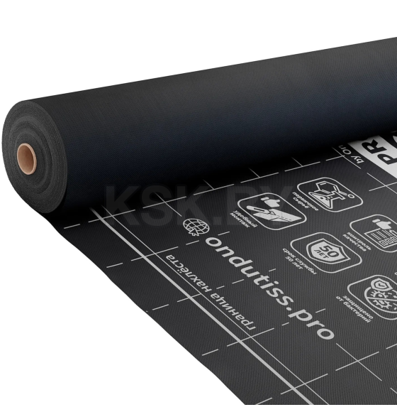 Пленка ONDUTISS PRO A ветрозащитная, рул.75м2, плотность 100г./м2 