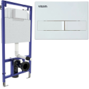 Инсталляция для унитаза Visam Slim 525 с кнопкой L1 белая EX-040211 (EX-040211) 