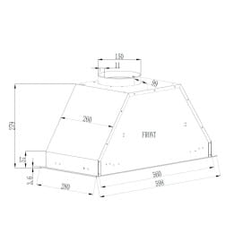 Вытяжка  SCHTOFF CGH plus 60 Black