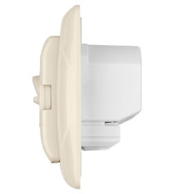 Термостат для теплых полов ТТП 16А 250В с датчиком 3 м "Онега" слоновая кость TDM SQ1805-0061