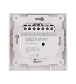 Термостат для теплых полов ТТП 16А 250В с датчиком 3 м "Таймыр" белый TDM SQ1814-0031