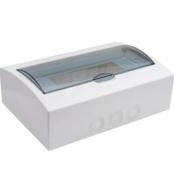 Бокс накладной ЩРН-П-12 модулей с прозрачной крышкой Lezard LUXRAY 731-2000-012