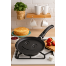 Сковорода 22 ПР литая блинная (веселая) Нева (6222в) 