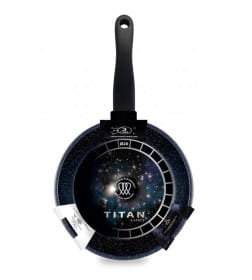 Сковорода 20 «Titan Space» индукция не съемная ручка Нева