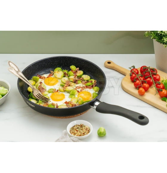 Сковорода 20 «Titan Space» индукция не съемная ручка Нева (918120i) 