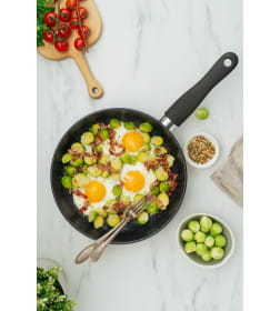 Сковорода 20 «Titan Space» индукция не съемная ручка Нева