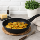 Сковорода 22 "Готовить легко" stone, со съемной ручкой, Нева (GL2022) 