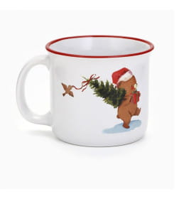 Кружка 450 мл керамическая новогодняя «Мишка»