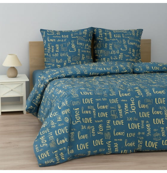 Комплект постельного белья "Евро" 50х70 41262/0/615004/615010 К 