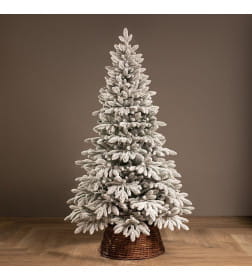 Ель искусственная Ёлушка Донская заснеженная / ЕДОНЗ 18 (1.8м, подставка пластик) 9836330