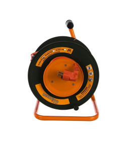 Удлинитель на катушке силовой с выносной розеткой 30м, ПВС 2х2,5 Glanzen