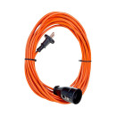 Силовой удлинитель шнур штепсельное гнездо ПВС 2x0,75 10м Glanzen (ES-10-001) 