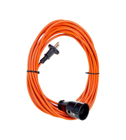 Силовой удлинитель шнур штепсельное гнездо ПВС 2x0,75 10м Glanzen