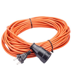 Силовой удлинитель шнур штепсельное гнездо ПВС 2x0,75 30м Glanzen