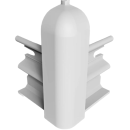 Угол наружный  плинтуса Классик 80мм (уп.2шт.)/Белый 001