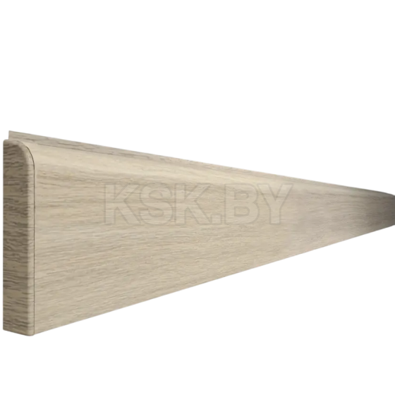 Плинтус вспененный Comfort Классик Софт с мягким краем 80мм 2,2м / Дуб верде 057